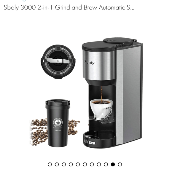 Sboly Kitchen Sboly 300 2in Grind And Brew Automatic Single Serve